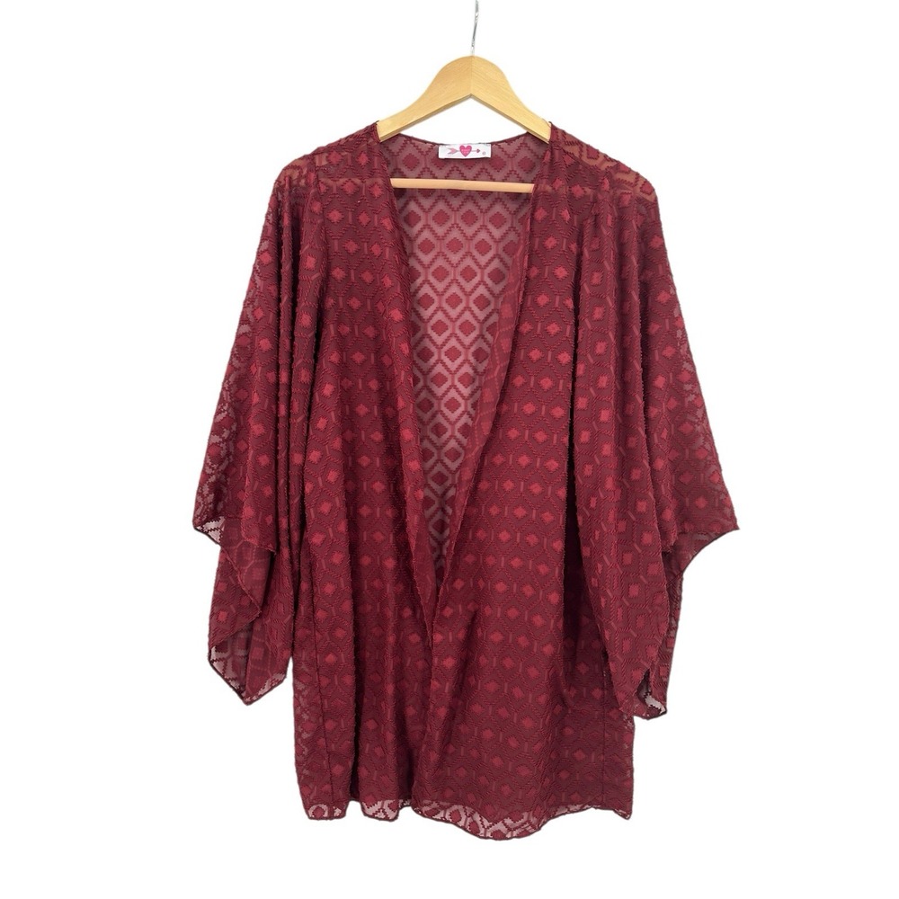 Buddy Love Duster Cardigan Womens M/L Beach Lightweight Coverup Flowy Whimsigoth